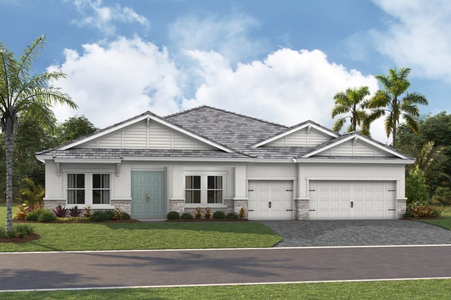 Cedar Key Grande I exterior elevation 2, artist's rendering