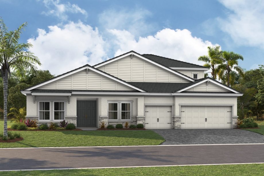 Cedar Key Grande II exterior elevation 2, artist's rendering