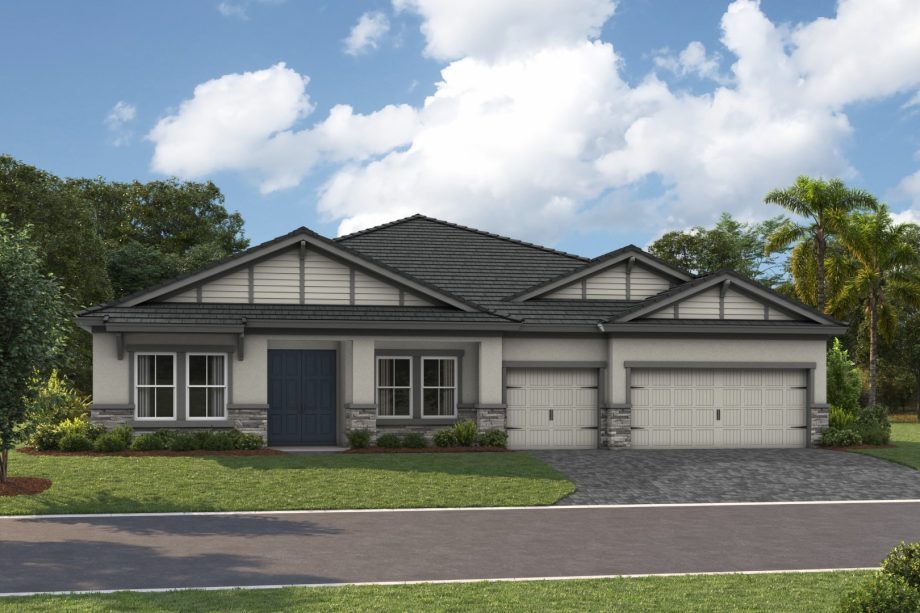 Cedar Key I exterior elevation 2, artist's rendering