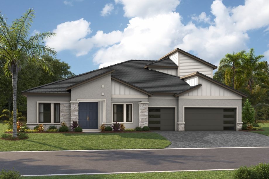 Cedar Key II exterior elevation 4, artist's rendering
