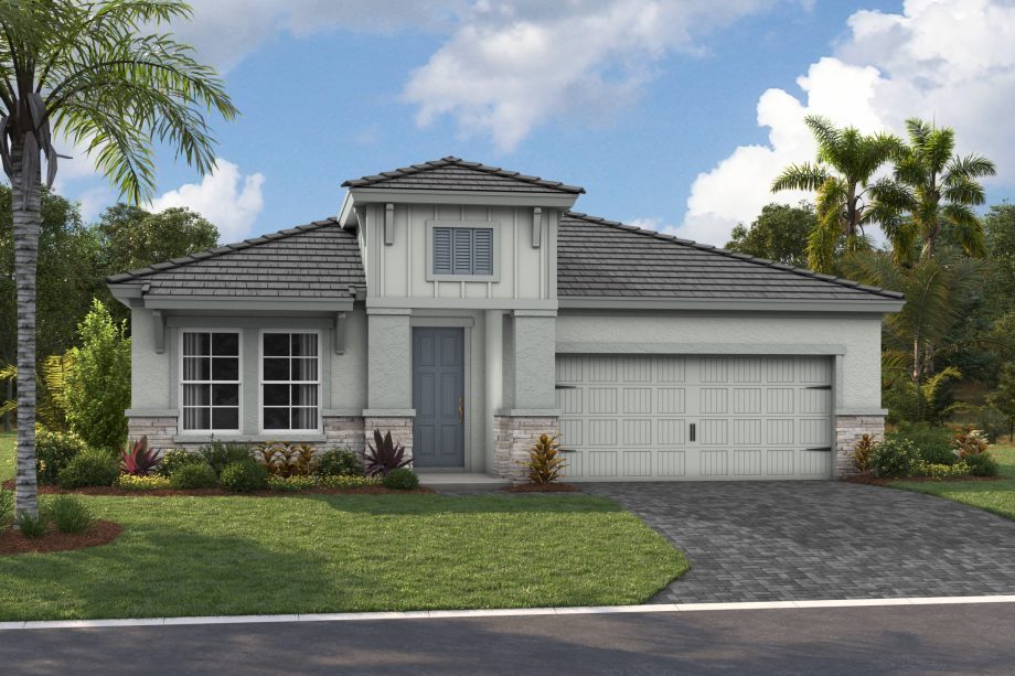 Egret III exterior elevation 2, artist's rendering