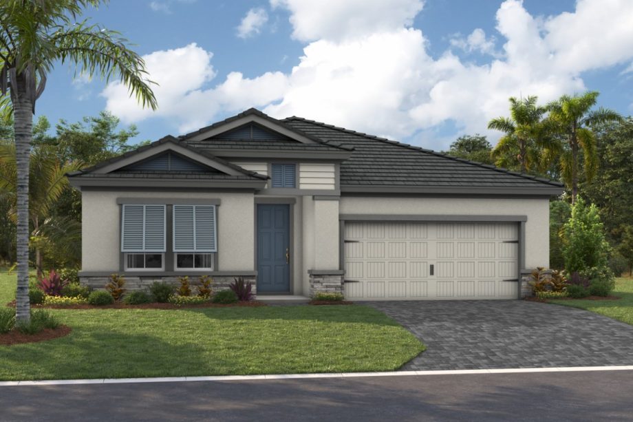 Egret III exterior elevation 3, artist's rendering