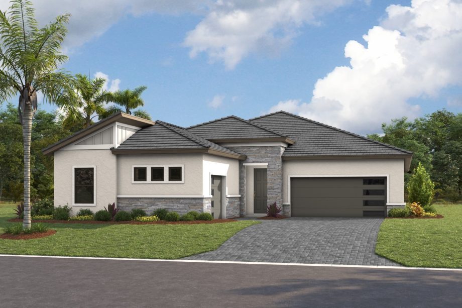 Gasparilla I exterior elevation 2, artist's rendering