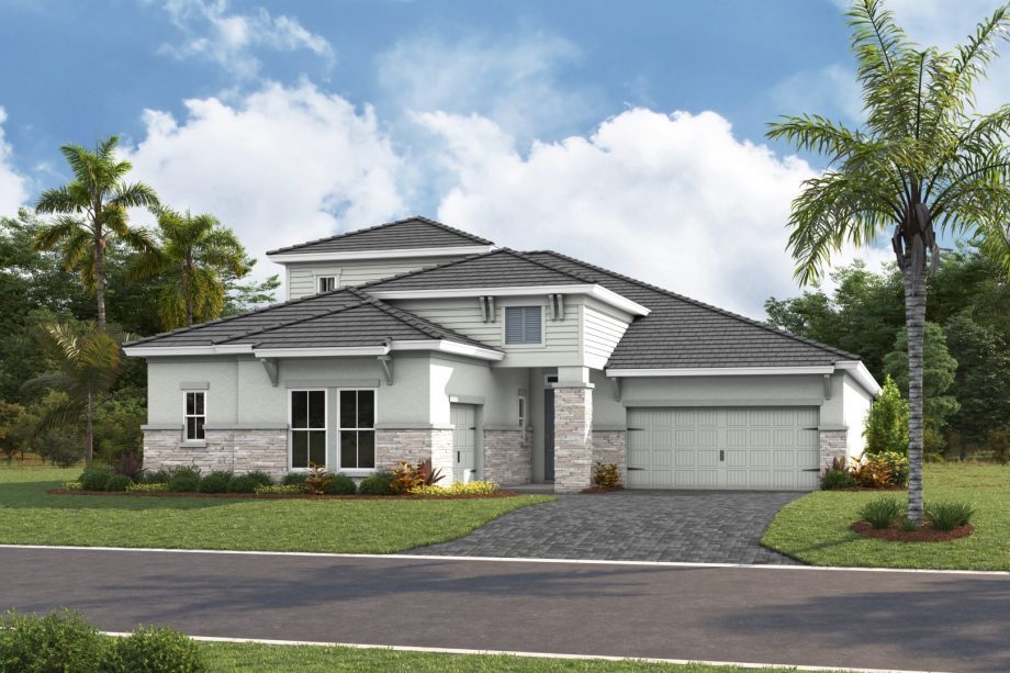 Gasparilla II exterior elevation 3, artist's rendering
