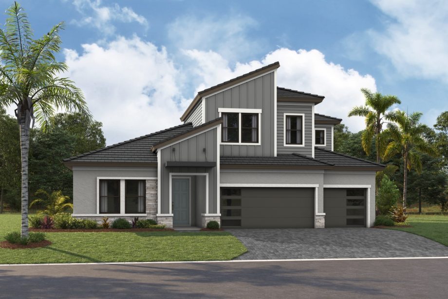 Islamorada II exterior elevation 2, artist's rendering