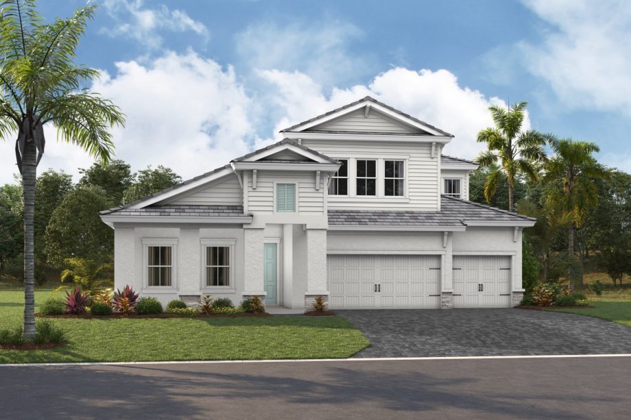 Islamorada II exterior elevation 3, artist's rendering