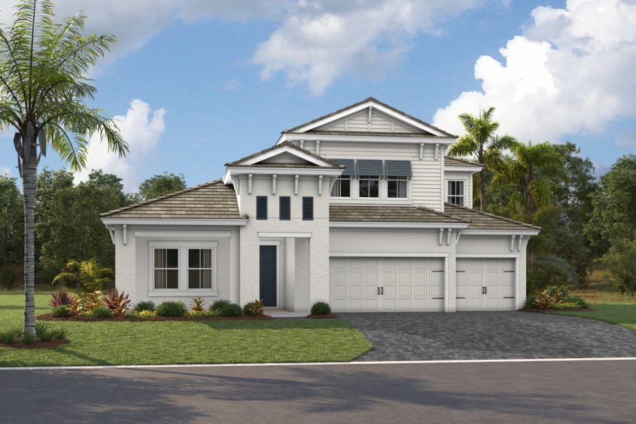 Islamorada II exterior elevation 4, artist's rendering