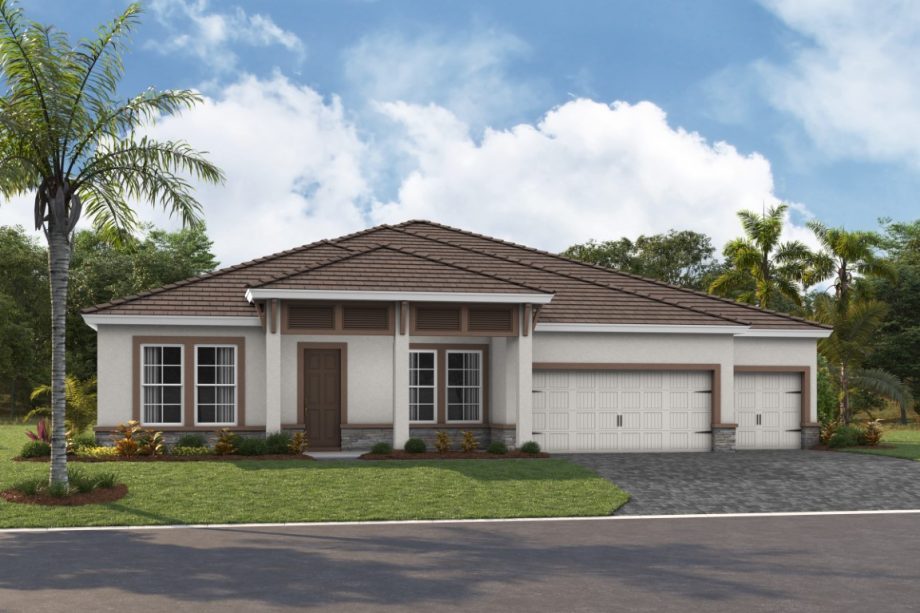 Key Largo I exterior elevation 2, artist's rendering