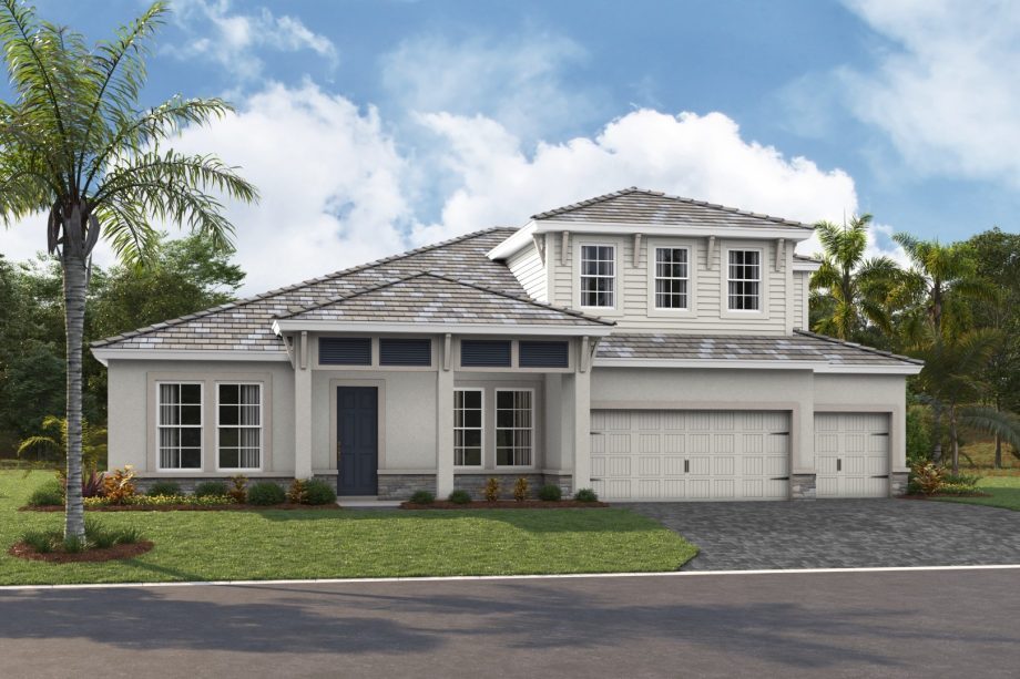 Key Largo II exterior elevation 2, artist's rendering