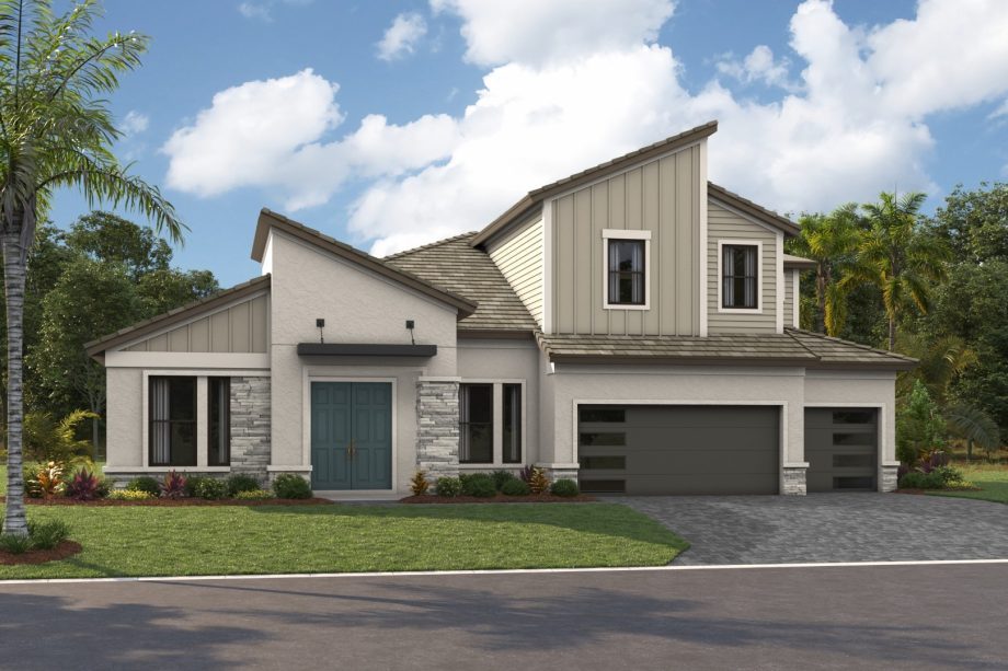 Key Largo II exterior elevation 4, artist's rendering