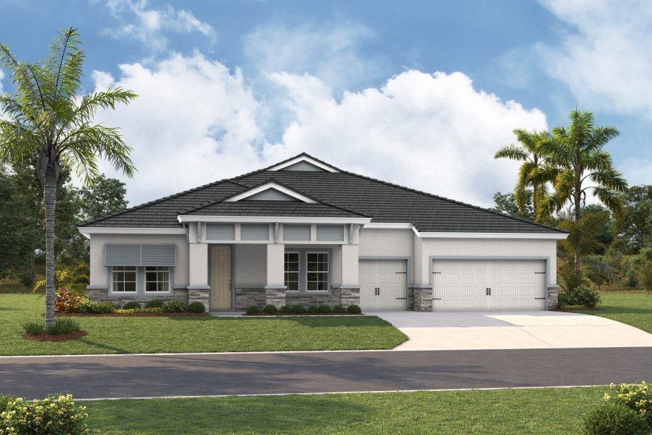 Key West I exterior elevation 3, artist's rendering