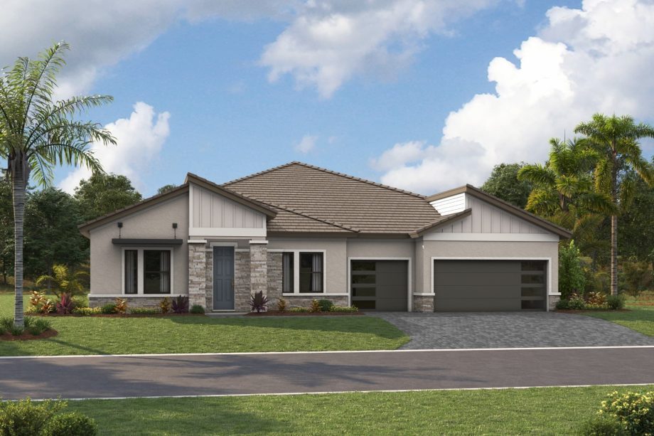Key West I exterior elevation 4, artist's rendering