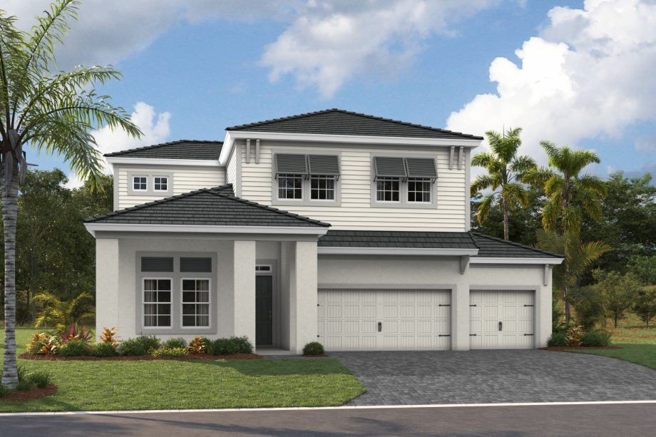 Longboat II exterior elevation 4, artist's rendering