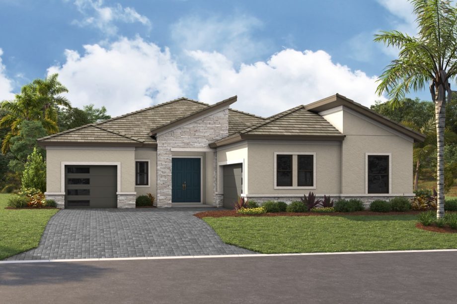 Siesta Key I exterior elevation 2, artist's rendering