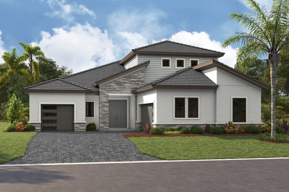 Siesta Key II exterior elevation 2, artist's rendering