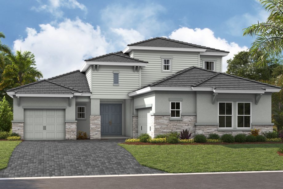 Siesta Key II exterior elevation 3, artist's rendering